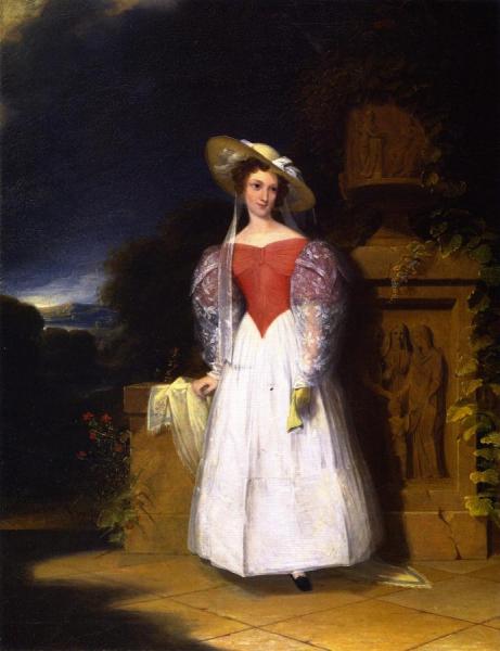 Lady In Red Bodice by Robert Walter Weir