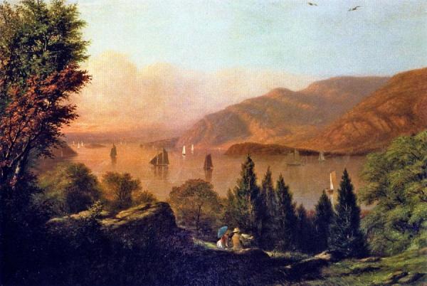 Picnic Along The Hudson by Robert Walter Weir