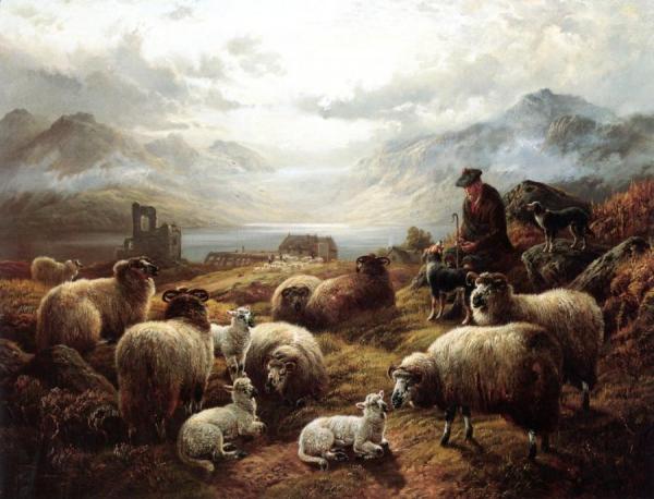 The Highland Shepherd by Robert Watson