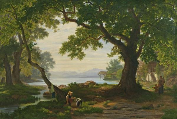 Am Sempachersee by Robert Zund