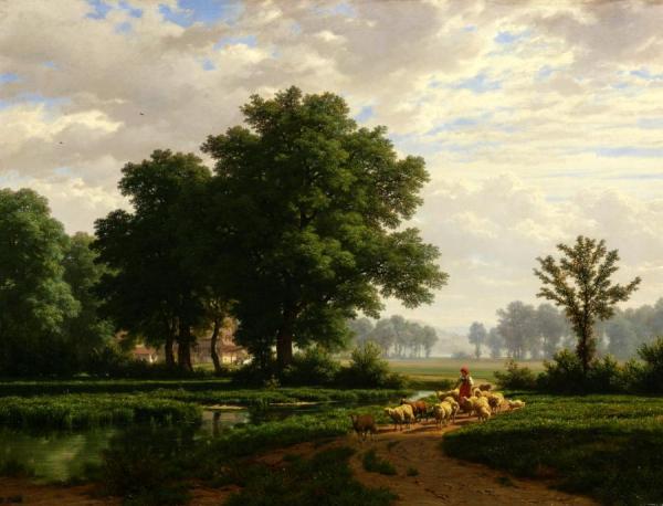 Robert Zund Landschaft Bei Luzern