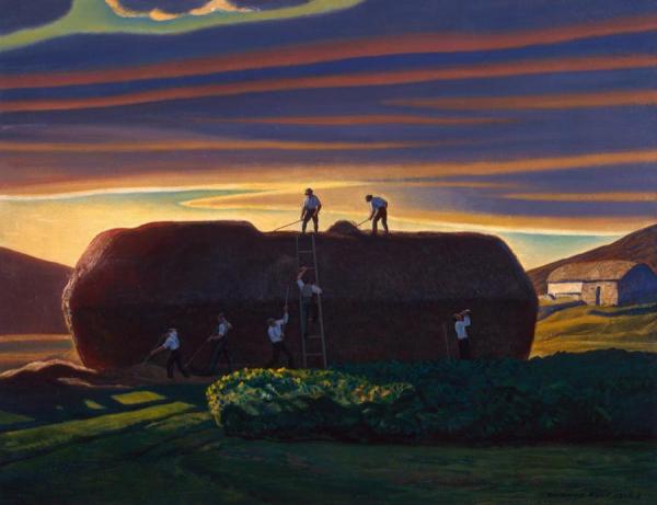 Dan Ward's Stack, Ireland, 1927 by Rockwell Kent