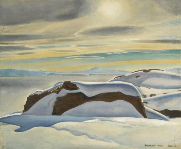 Abandoned House, Greenland (refuge Hut) by Rockwell Kent