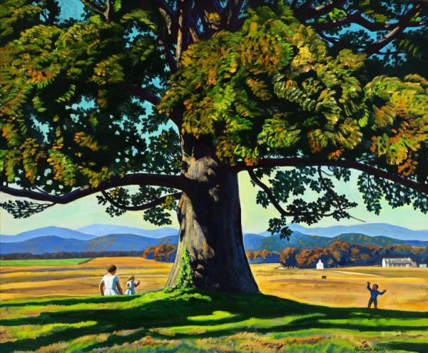 Rockwell Kent Child Under A Tree, Virginia, 1956