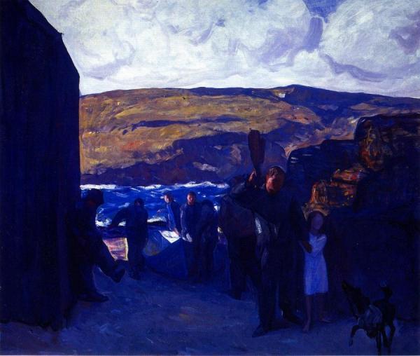 Fishermen by Rockwell Kent