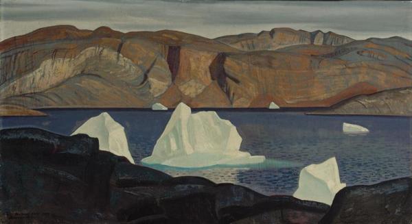 Ice, Sea And Rock by Rockwell Kent
