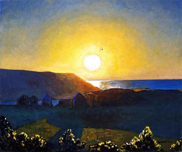 Rockwell Kent Sun, Mañana, Monhegan