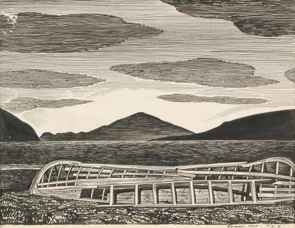 Yendegaia Bay by Rockwell Kent