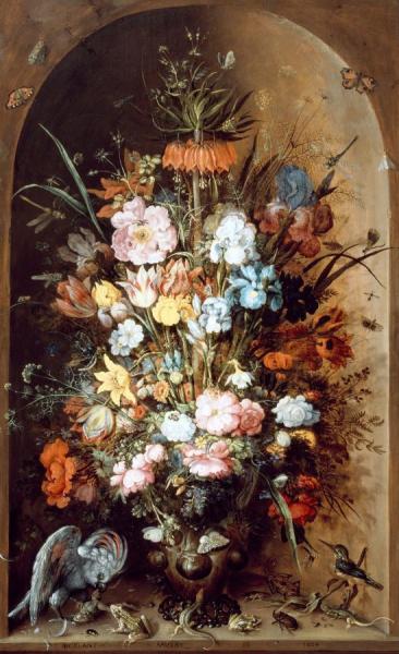 Large Flower Still Life With Crown Imperial by Roelant Savery Oil Painting Reproductions