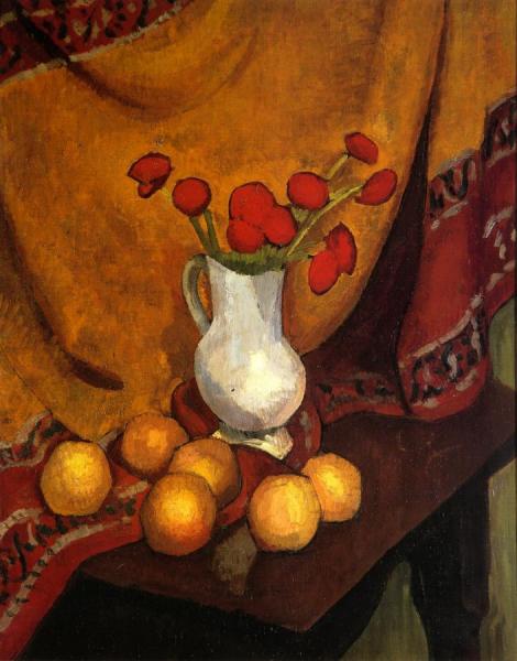 A Vase Of Poppies by Roger De La Fresnaye