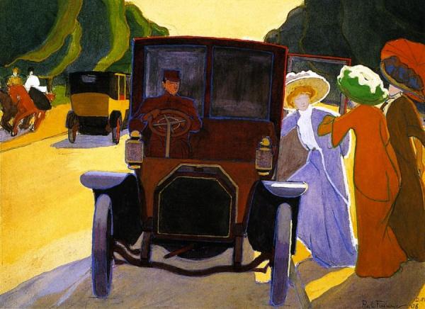 Alley Of Acacias In The Bois De Boulogne by Roger De La Fresnaye Oil Painting Reproductions