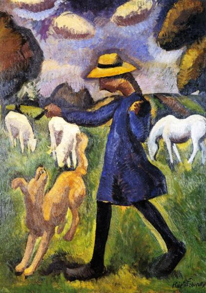 The Child Shepherdess Marie Ressort by Roger De La Fresnaye