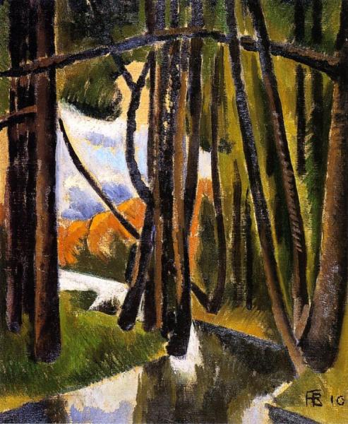 Undergrowth by Roger De La Fresnaye Oil Painting Reproductions