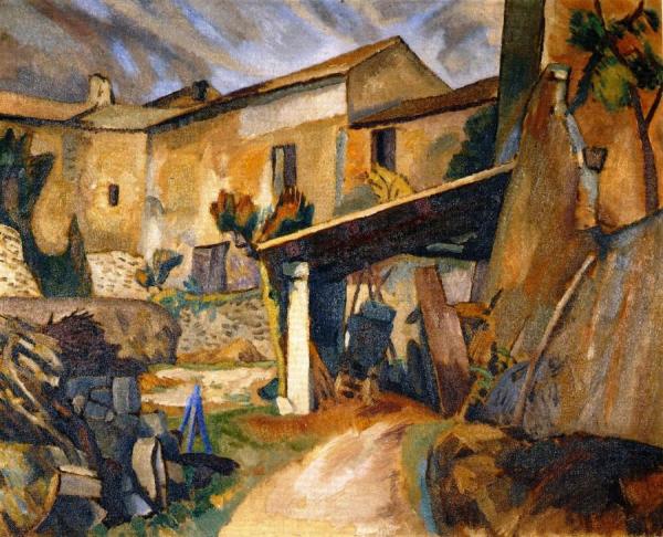 Farm-buildings, France by Roger Fry