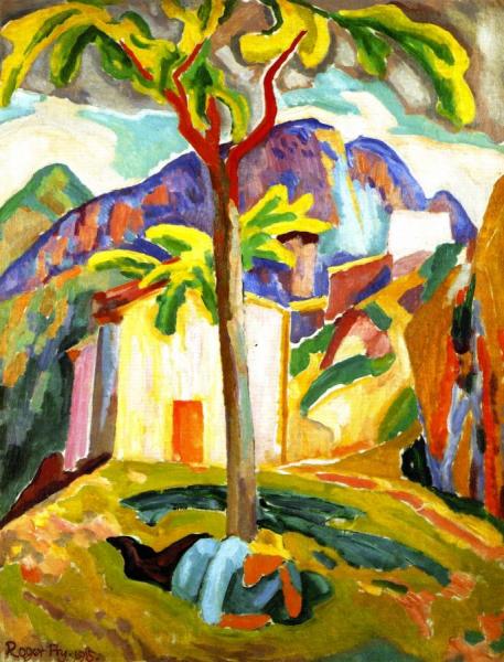 Ste Agnès, South Of France by Roger Fry