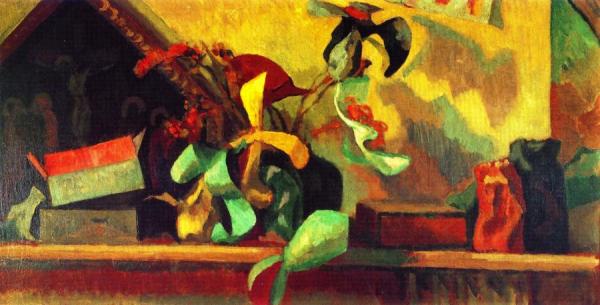 Still Life With Italian Painting by Roger Fry