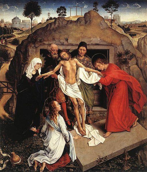 Entombment Of Christ by Rogier Van Der Weyden