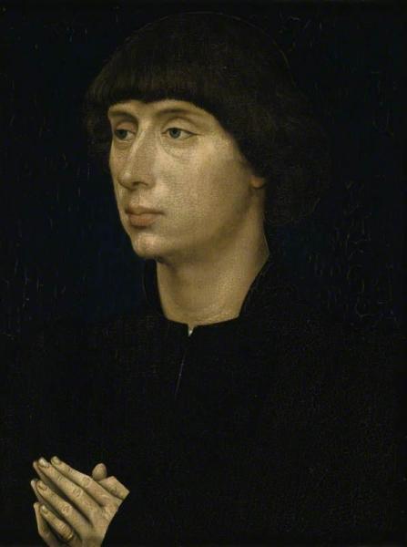 Portrait Of An Unknown Man by Rogier Van Der Weyden