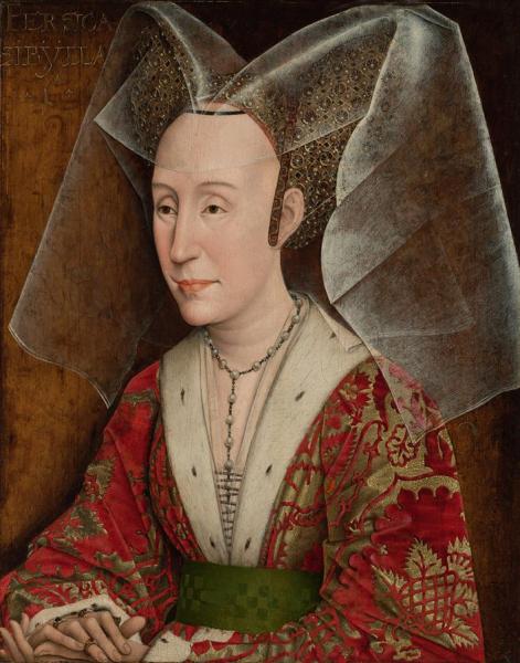 Portrait Of Isabella Of Portugal by Rogier Van Der Weyden