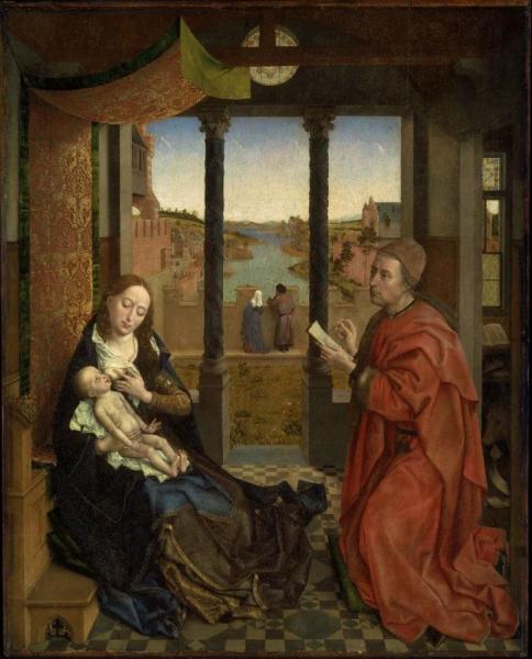 Saint Luke Drawing The Virgin by Rogier Van Der Weyden Oil Painting Reproductions