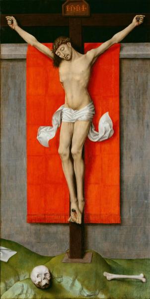 The Crucifixion, With The Virgin And Saint John The Evangelist Mourning Ii by Rogier Van Der Weyden
