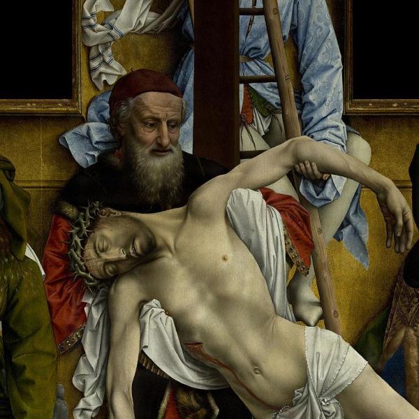 Rogier Van Der Weyden The Descent From The Cross (detail)