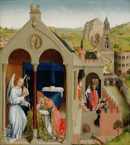 The Dream Of Pope Sergius by Rogier Van Der Weyden Oil Painting Reproductions