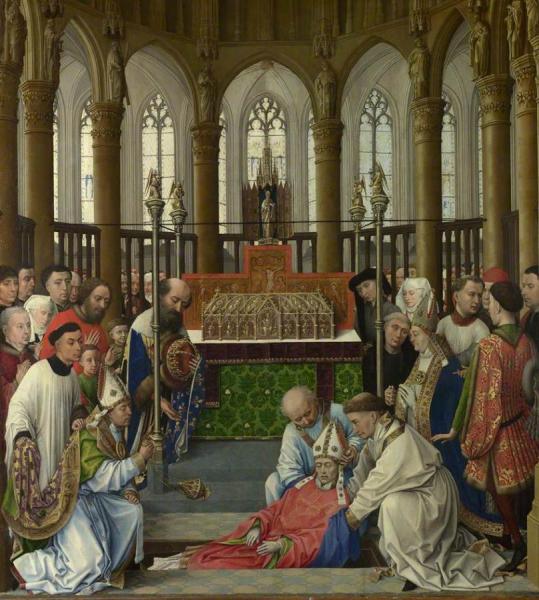 The Exhumation Of Saint Hubert by Rogier Van Der Weyden Oil Painting Reproductions