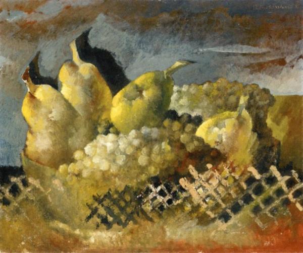 Still Life With Pears by Rololpe Théophile Bosshard