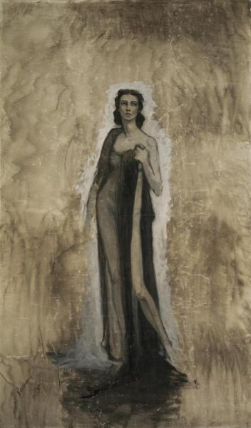 Esquisse D'ida Rubinstein, 1912 by Romaine Brooks Oil Painting Reproductions