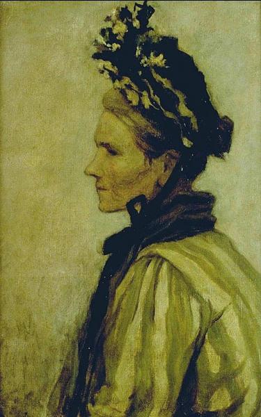 Le Bonnet A Brides, Ca. 1904 by Romaine Brooks Oil Painting Reproductions