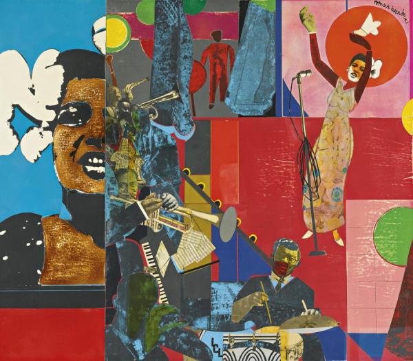 Billie Holiday by Romare Bearden Oil Painting Reproductions