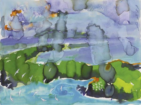 Flight Of The Egrets by Romare Bearden Oil Painting Reproductions