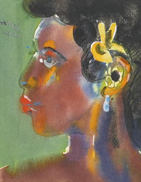 Jacquline by Romare Bearden Oil Painting Reproductions