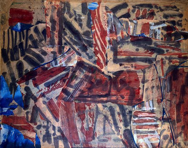 Number 9, 1960 by Romare Bearden Oil Painting Reproductions