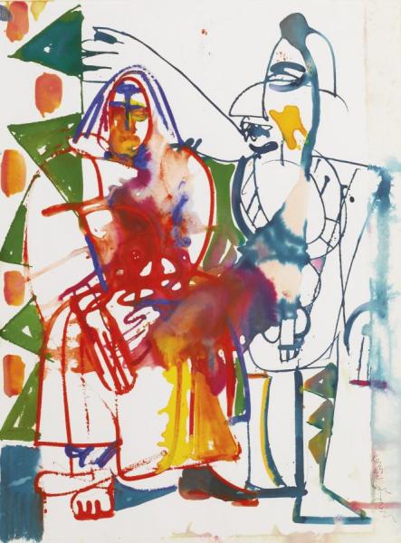 Obeah With Bird Loa by Romare Bearden