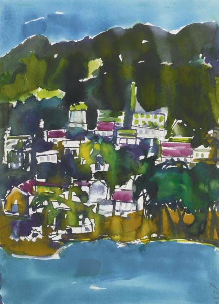 Off The Bay by Romare Bearden Oil Painting Reproductions