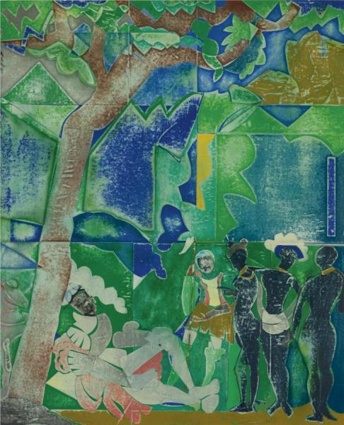 Prologue To Troy No. 2 by Romare Bearden