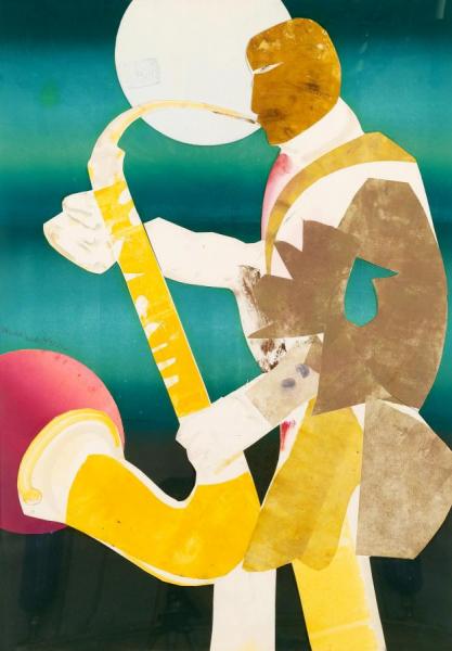 Solo Flight by Romare Bearden