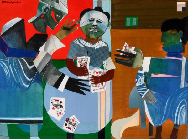 Romare Bearden The Gamble