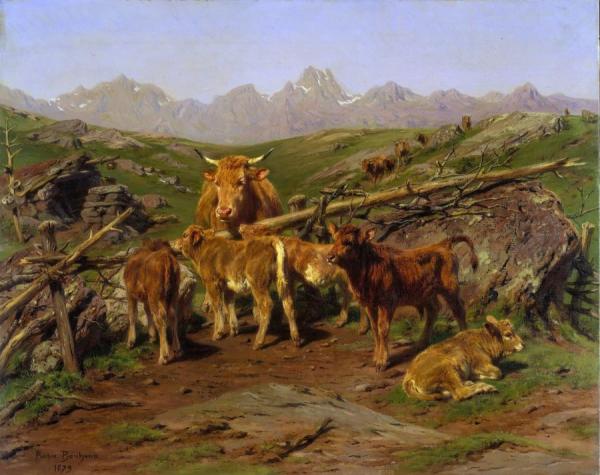 Rosa Bonheur Weaning The Calves