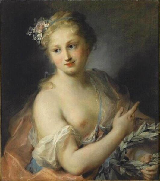 A Nymph Of Apollo by Rosalba Carriera