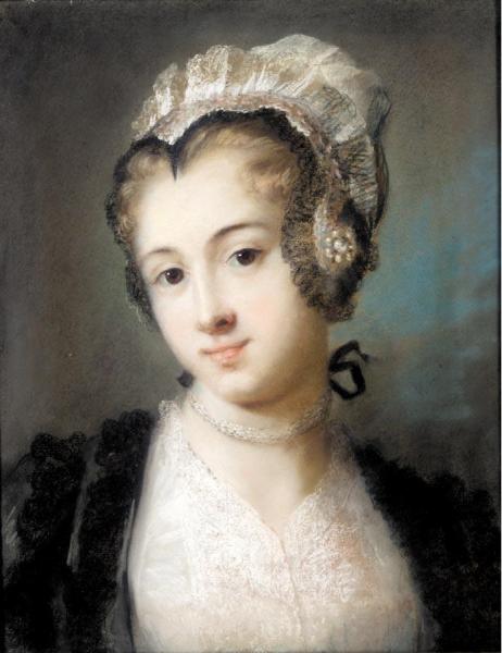 A Young Woman In Tyrolean Costume by Rosalba Carriera