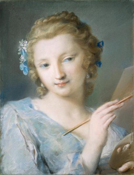 Allegory Of Painting by Rosalba Carriera Oil Painting Reproductions