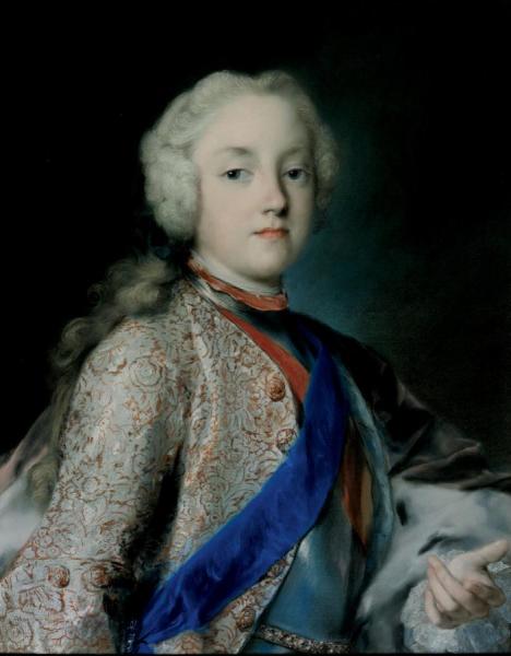 Crown Prince Friedrich Christian Of Saxony (1722-1763) by Rosalba Carriera