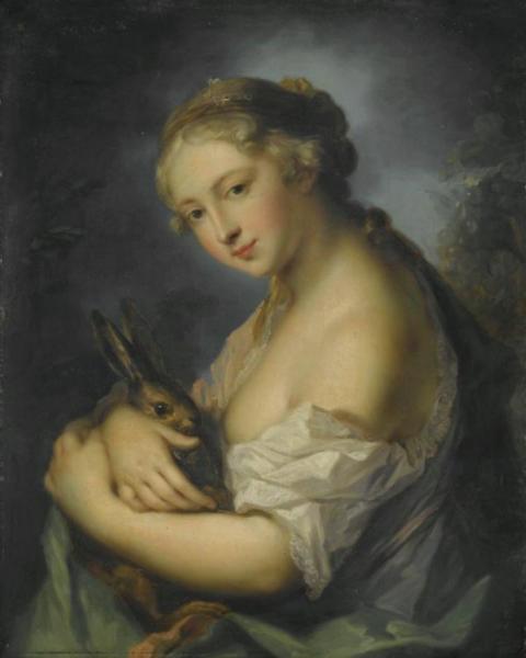 Four Seasons 01, Spring by Rosalba Carriera