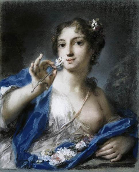 Four Seasons 01, Spring by Rosalba Carriera