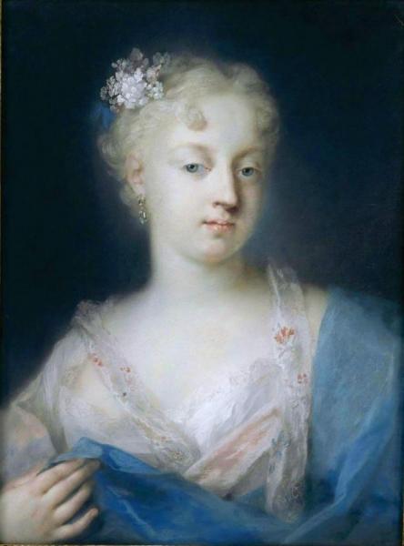 Portrait Of A Lady by Rosalba Carriera