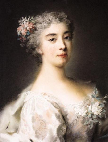 Portrait Of Enrichetta Sofia Of Modena by Rosalba Carriera