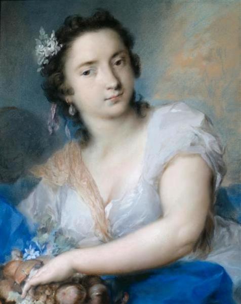 The Four Elements, Earth by Rosalba Carriera
